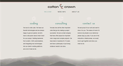 Desktop Screenshot of cottoncrown.com