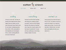 Tablet Screenshot of cottoncrown.com